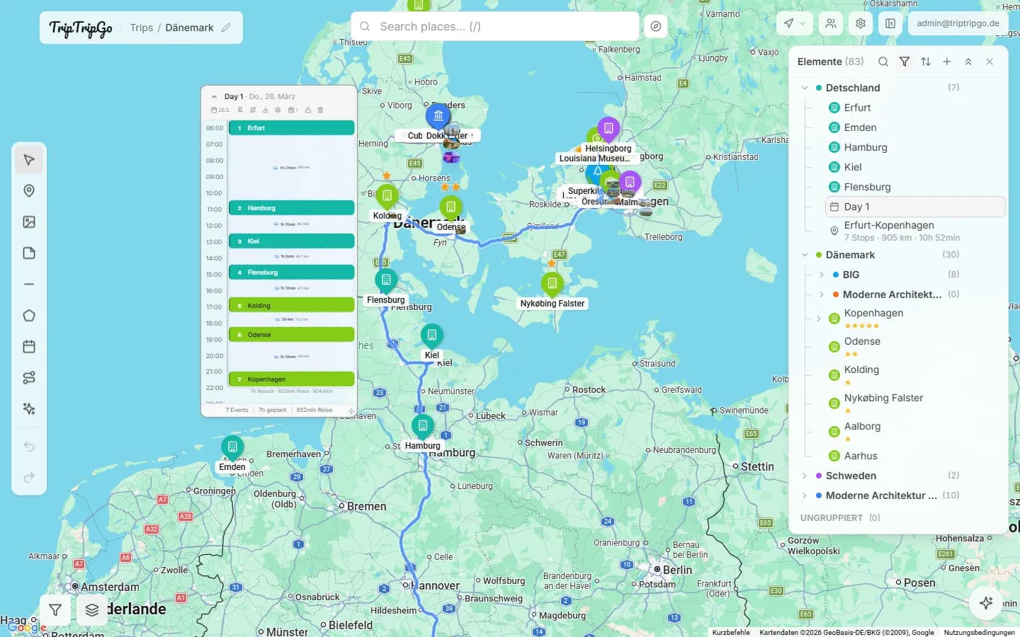 TripTripGo — Vorschau